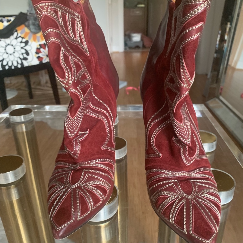 Isabel Marant berry western boot